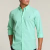Hot River Woods Custom fit popeline hemd munt -