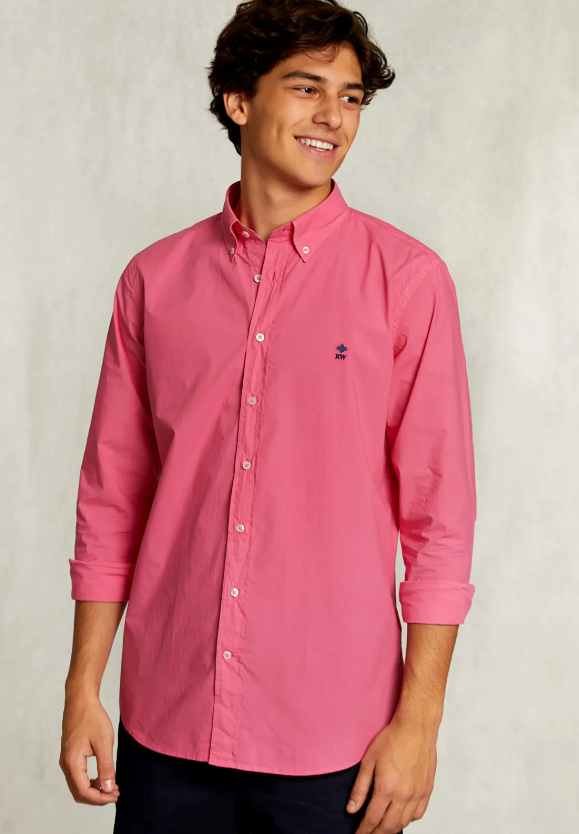 Sale River Woods Custom fit popeline hemd bonheur -