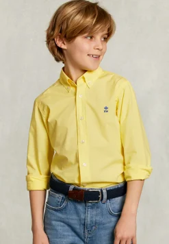 New River Woods Custom fit popeline hemd banana -