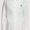 Outlet River Woods Custom fit popeline hemd   wit -