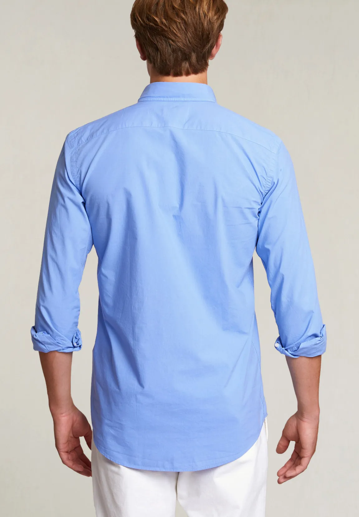 Sale River Woods Custom fit popeline hemd lt caribbean blue -