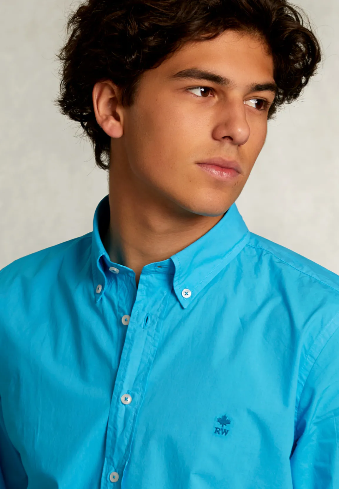 Sale River Woods Custom fit popeline hemd st-barth -