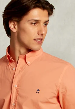 Hot River Woods Custom fit popeline hemd lobster -