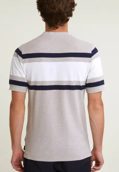 Hot River Woods Custom fit sportieve gestreepte T-shirt old wood mix -