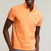 Sale River Woods Custom fit sportieve polo neon orange -