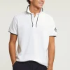 Sale River Woods Custom fit sportieve stretch polo écru -