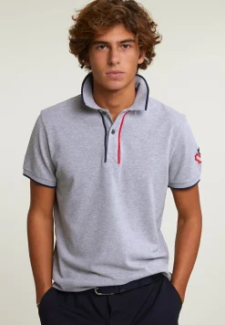 Discount River Woods Custom fit sportieve stretch polo oxford mix -