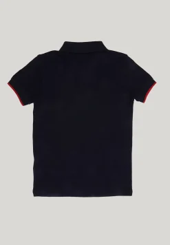 Online River Woods Custom fit sportieve stretch polo navy -