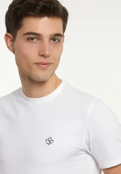 Fashion River Woods Custom fit techno T-shirt korte mouwen wit -