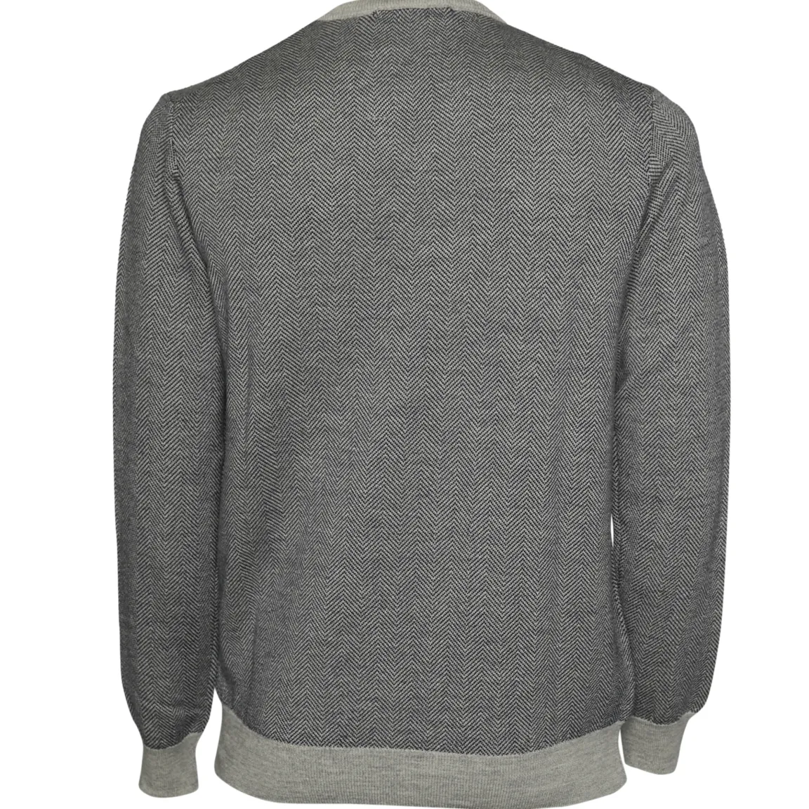 Sale River Woods Custom fit trui in merinowol in grijs -