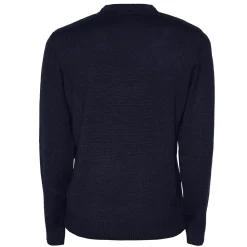 New River Woods Custom fit trui met ronde hals in blauw -