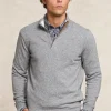 Outlet River Woods Custom fit wol-kasjmier trui opstaande kraag inox mix -