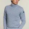 New River Woods Custom fit wol-kasjmier trui jeans mix -