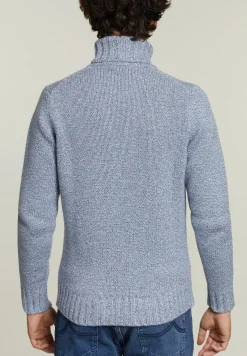 New River Woods Custom fit wol-kasjmier trui jeans mix -