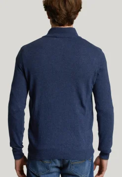 Online River Woods Custom fit wol-kasjmier trui dk denim mix -