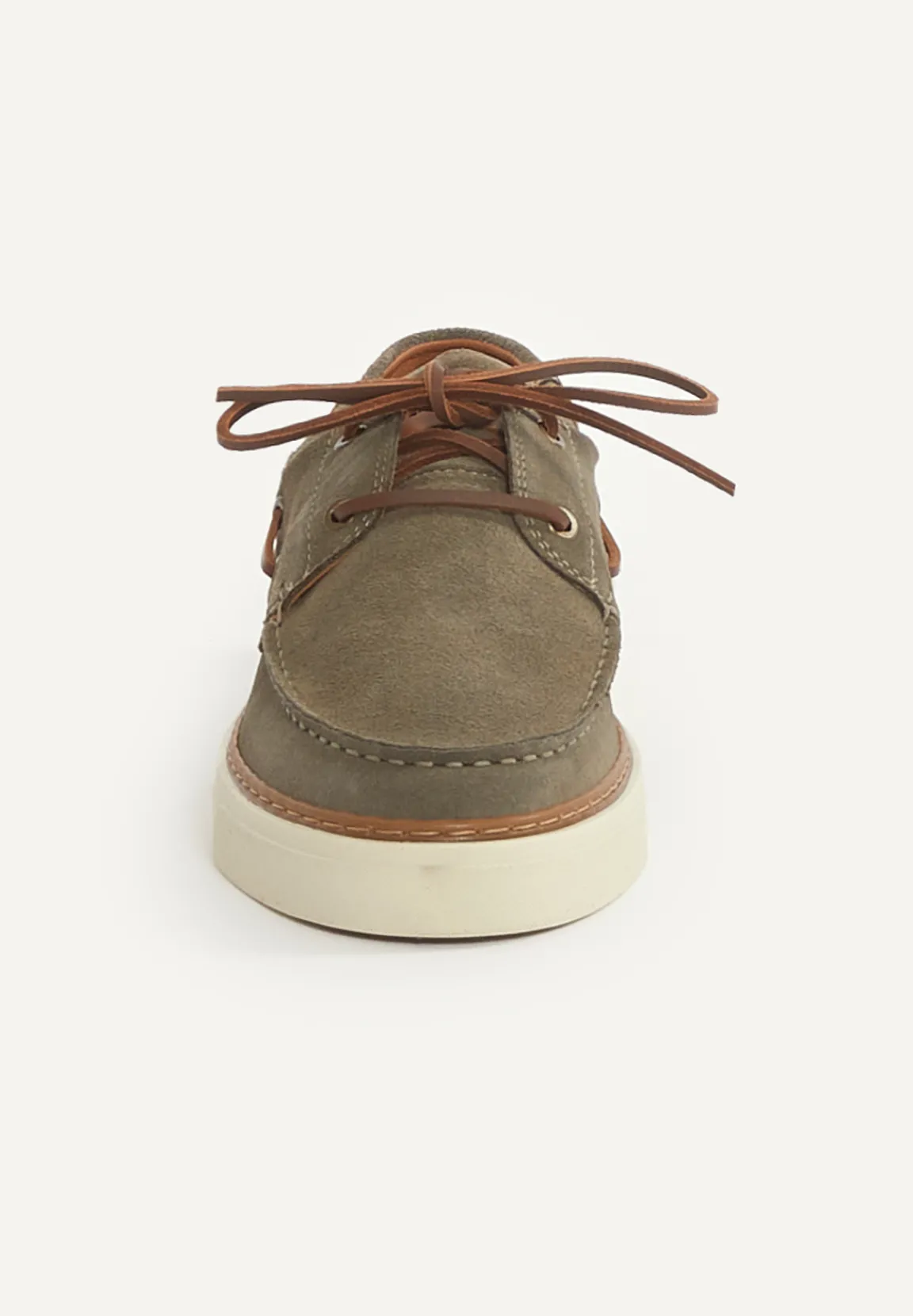 Clearance River Woods Daim bootschoenen met veters kaki -