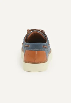 Online River Woods Daim bootschoenen met veters blauw -