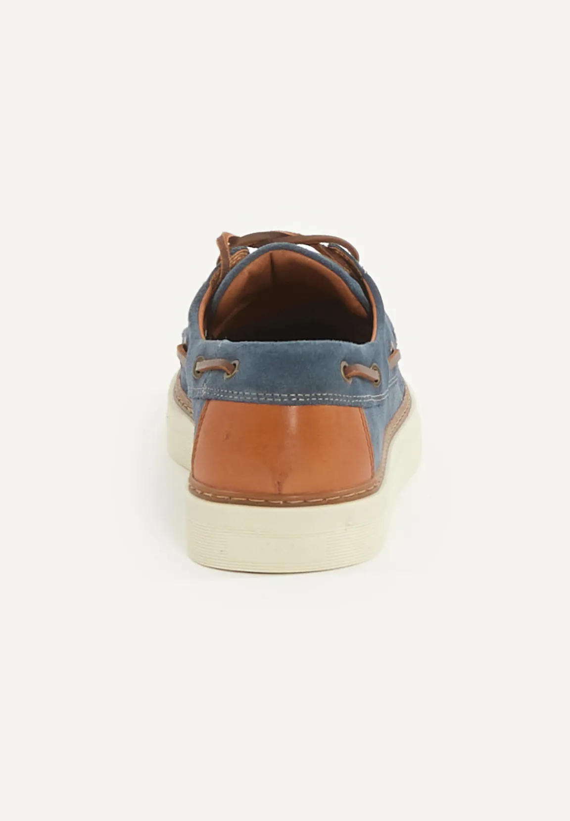 Online River Woods Daim bootschoenen met veters blauw -