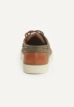 Clearance River Woods Daim bootschoenen met veters kaki -