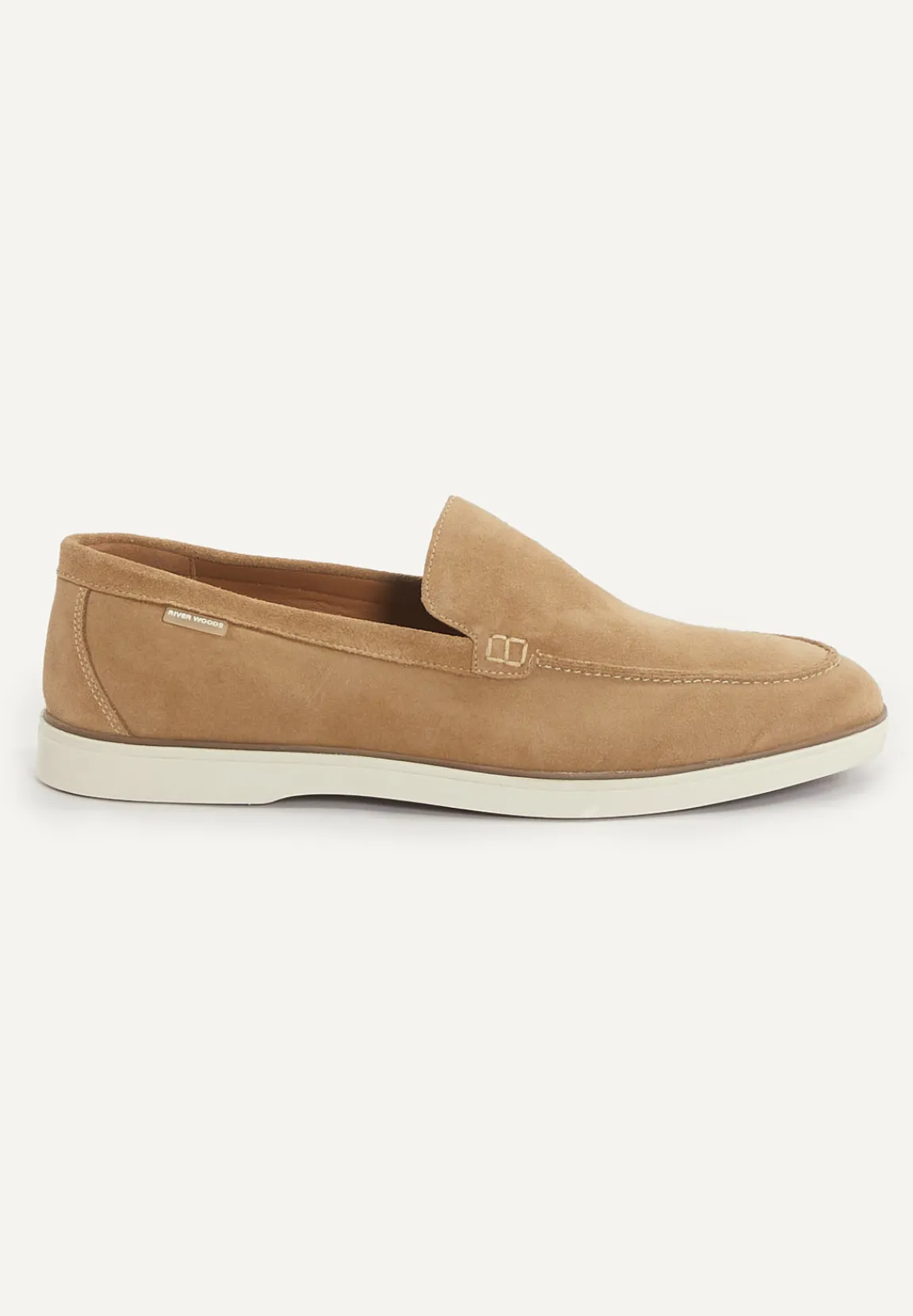 Outlet River Woods Daim loafers beige -