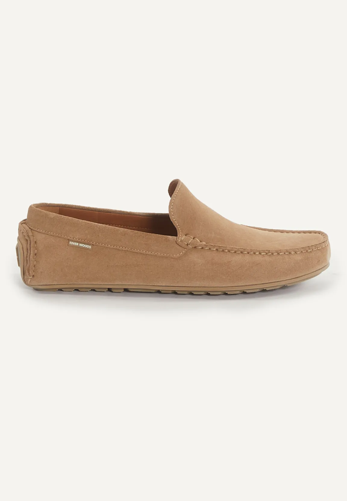 Hot River Woods Daim loafers beige -