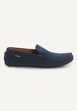 Best River Woods Daim loafers donkerblauw -