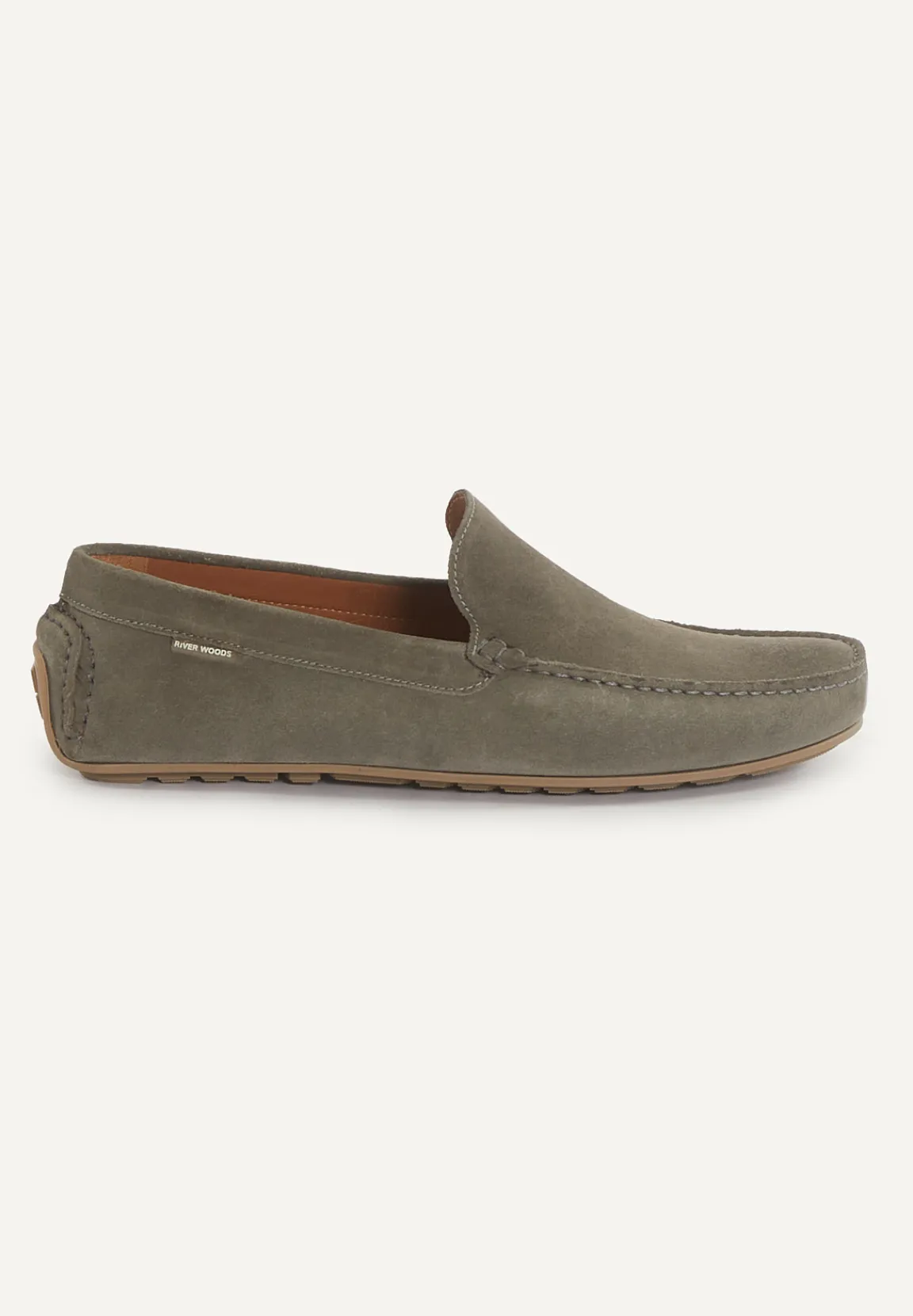 Outlet River Woods Daim loafers grijs -