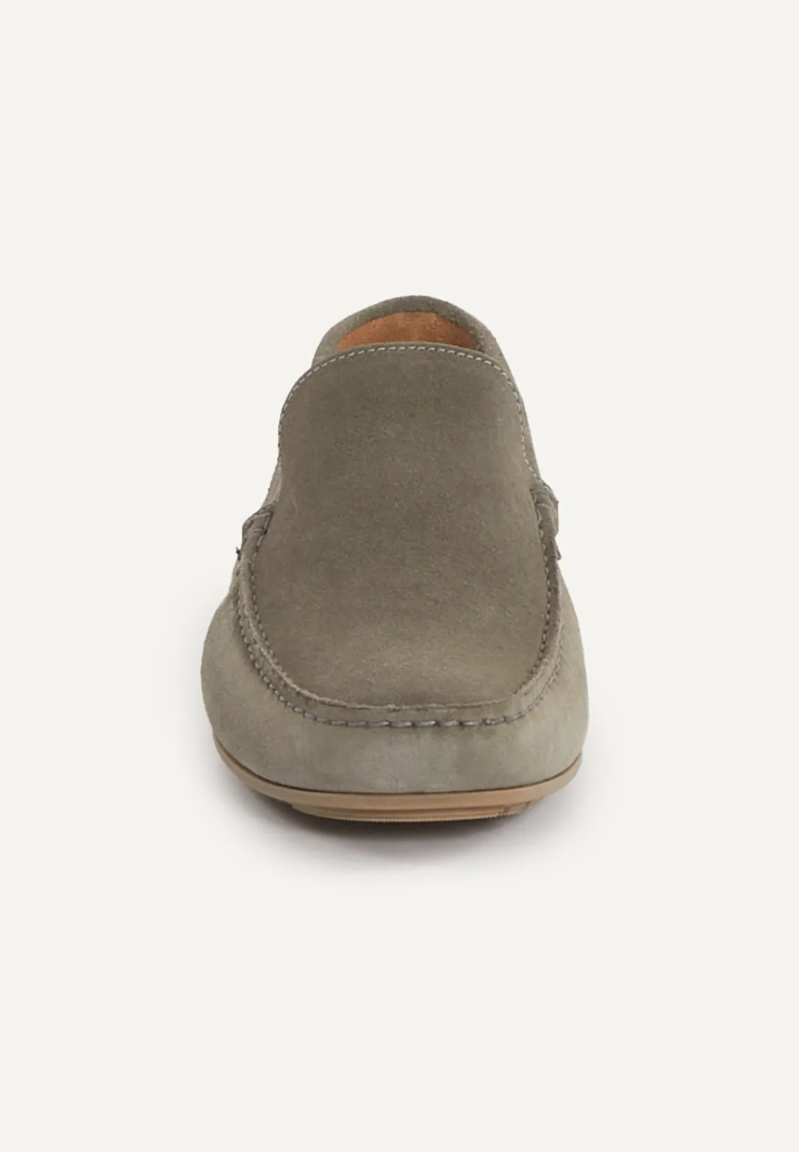 Outlet River Woods Daim loafers grijs -