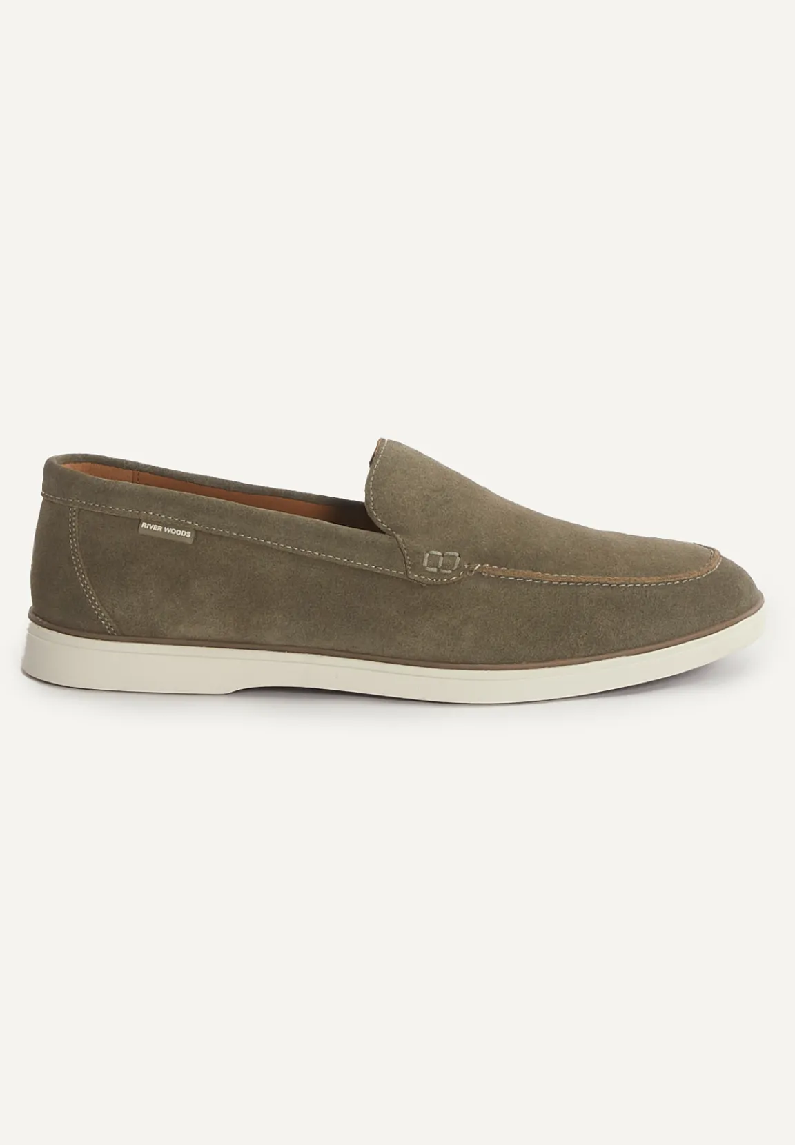 Sale River Woods Daim loafers kaki -
