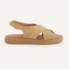 New River Woods Daim sandalen beige -