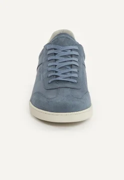 Outlet River Woods Daim sneakers met veters blauw -