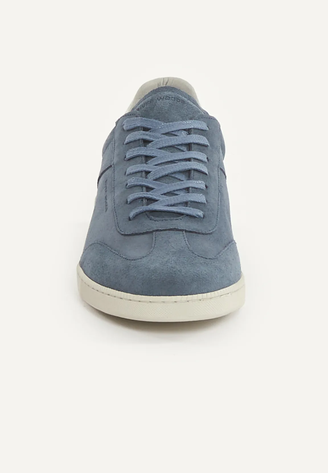 Outlet River Woods Daim sneakers met veters blauw -