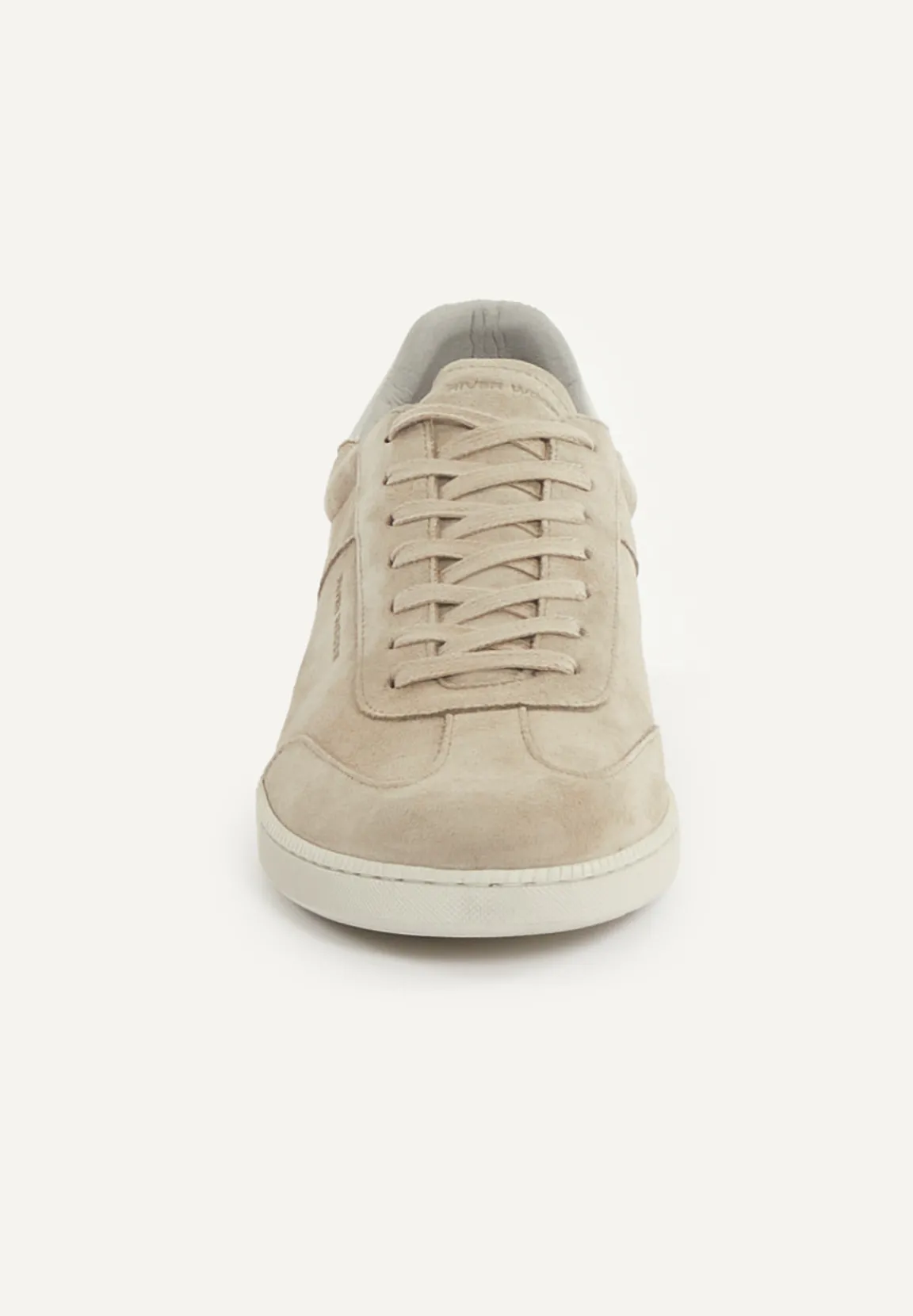 Best River Woods Daim sneakers met veters beige -