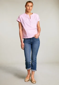 Fashion River Woods Denim cropped jeansbroek -