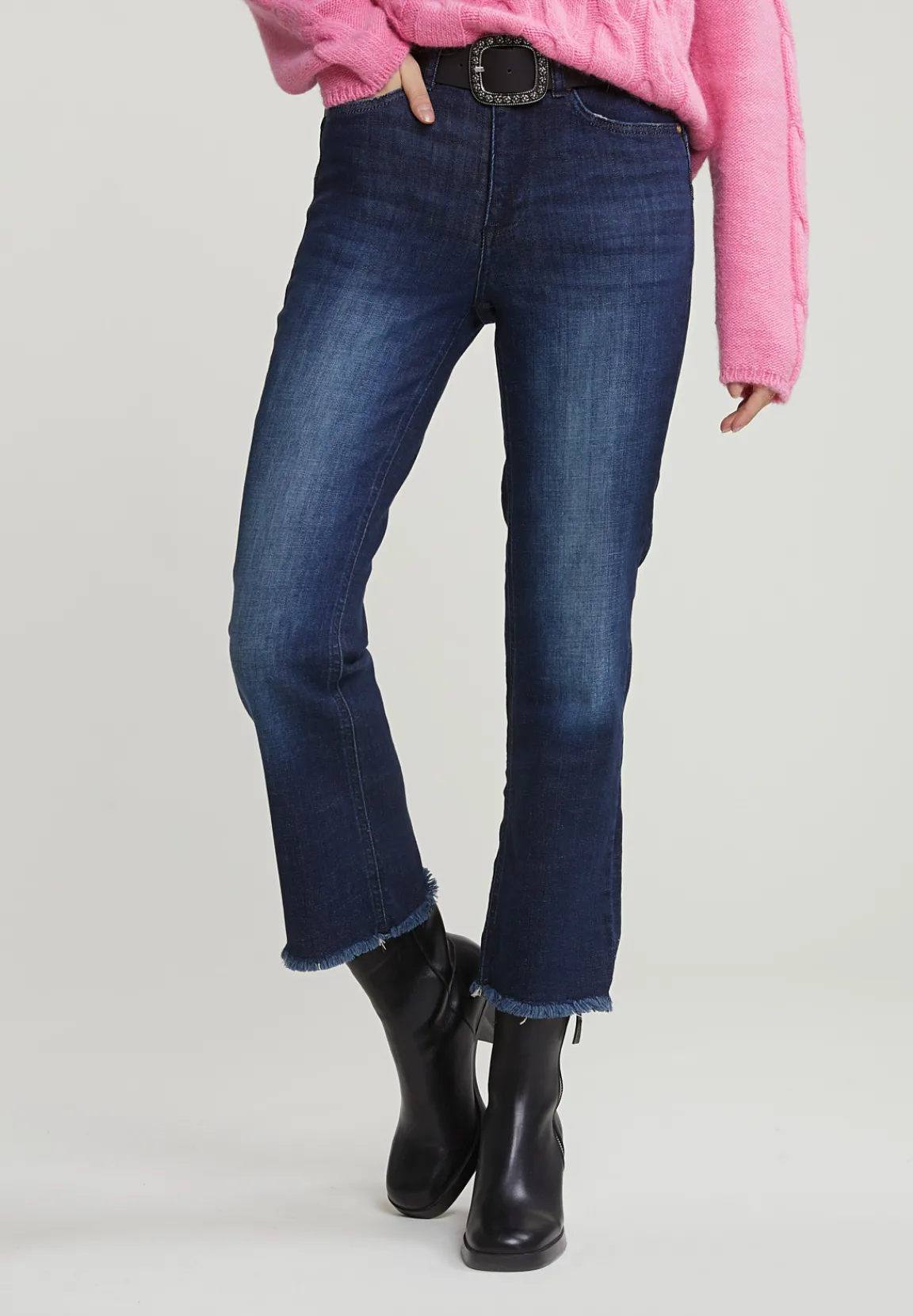 Clearance River Woods Denim cropped jeansbroek -
