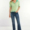 Outlet River Woods Denim cropped stretch jeansbroek -