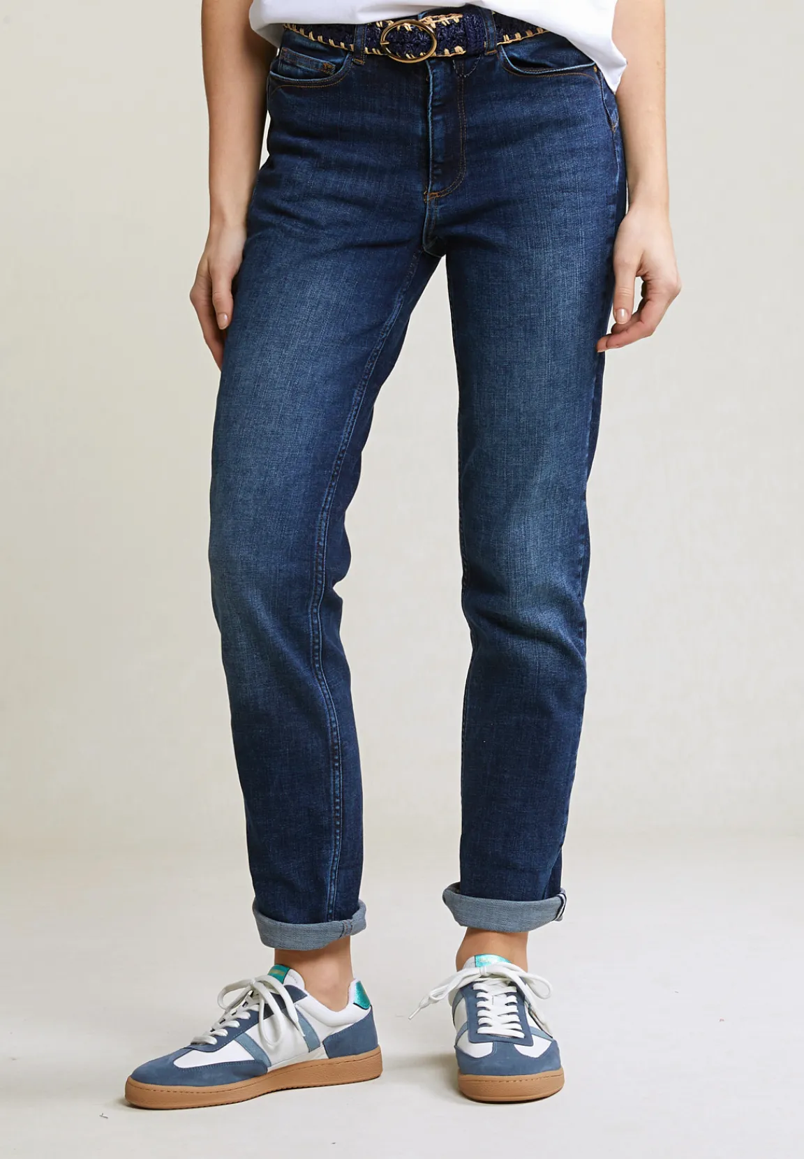 New River Woods Denim rechte jeansbroek -