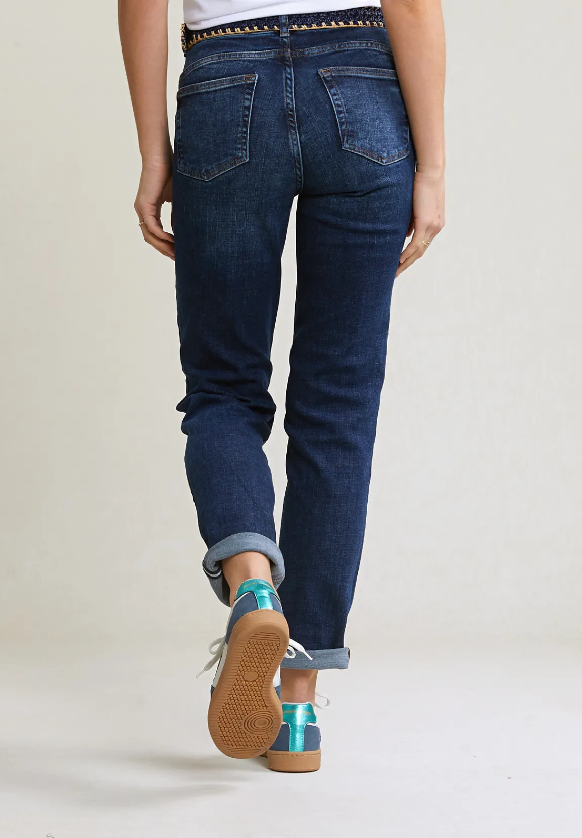 New River Woods Denim rechte jeansbroek -
