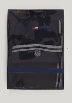 Discount River Woods Doos sjaal en muts dark navy voor heren -