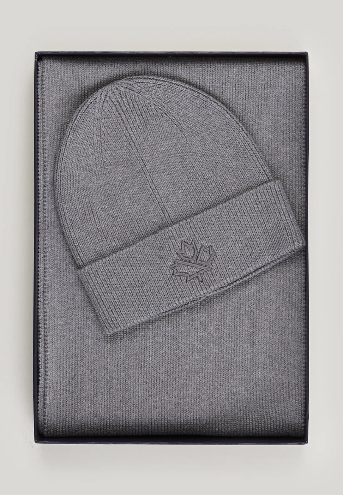 Discount River Woods Doos sjaal en muts grey mix voor heren -