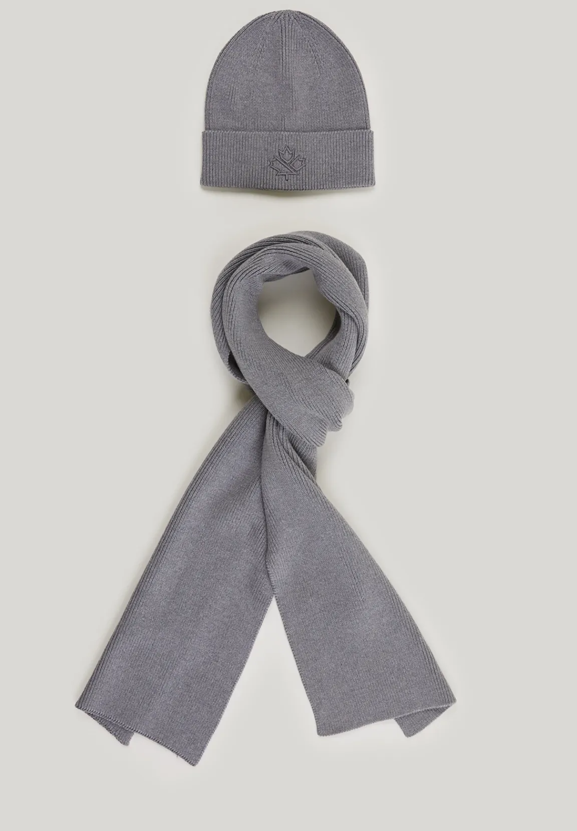 Discount River Woods Doos sjaal en muts grey mix voor heren -