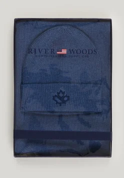 Clearance River Woods Doos sjaal en muts light night mix voor heren -