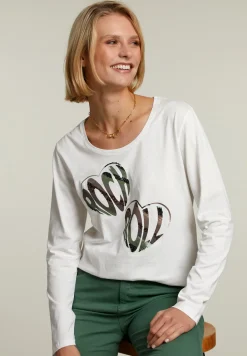 Best River Woods Ecru T-shirt ronde hals -