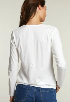 Hot River Woods Ecru T-shirt ronde hals -