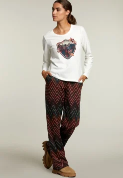 Fashion River Woods Ecru T-shirt ronde hals -