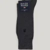 Sale River Woods Effen katoenen sokken charcoal mix -