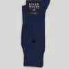 New River Woods Effen katoenen sokken steel mix -