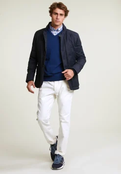 Hot River Woods Fancy jas opgestikte zakken navy -