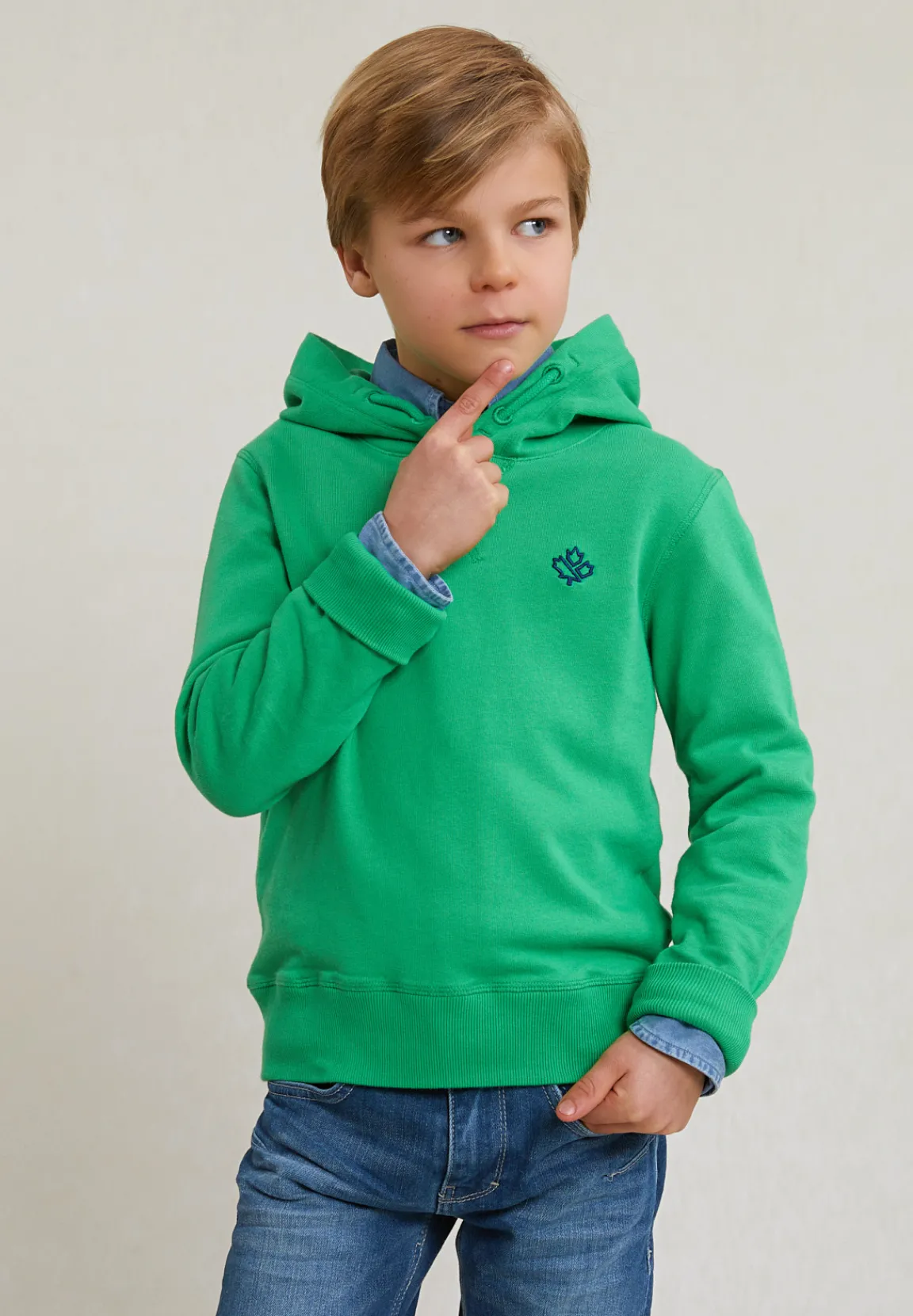 Discount River Woods Fancy katoenen kaptrui apple -