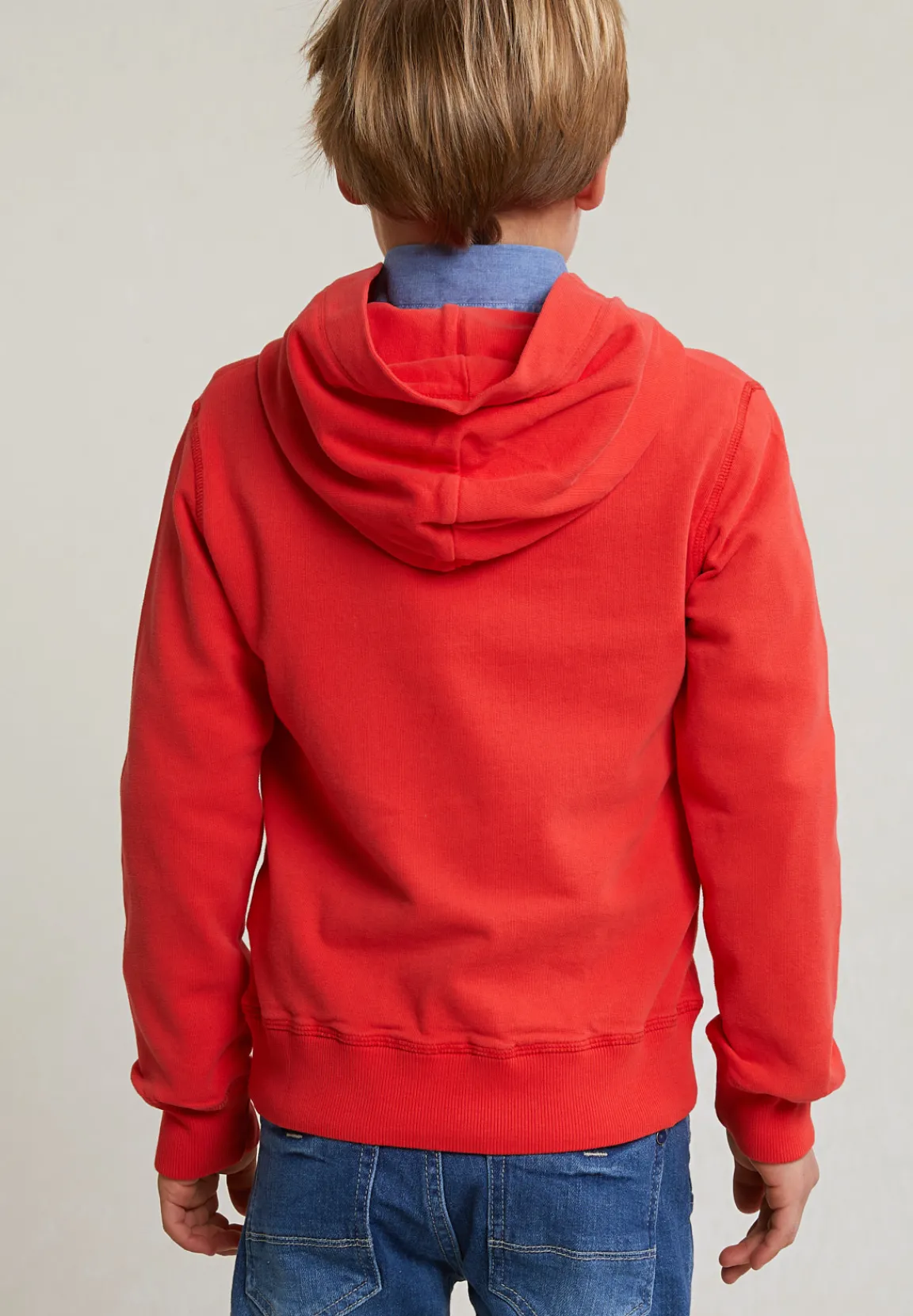 Sale River Woods Fancy katoenen kaptrui cornell red -